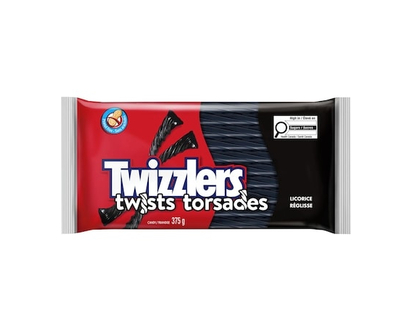 Twizzler Twists Black - 375.0 G