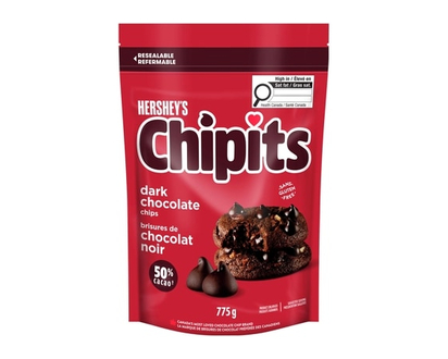 Hershey's Chipits Dark Chocolate Chips, 775G - 775.0 G