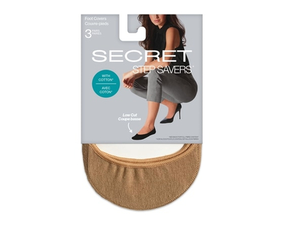 Secret Collection SECRET STEP SAVERS®Couvre-pieds à coupe basse - TAILLE UNIQUE - 1 CHA