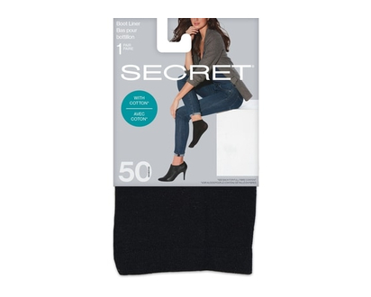 Secret Collection Bas pour bottillon opaque - TAILLE UNIQUE - 1 CHA