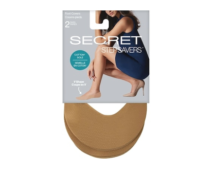 Secret Collection Couvre-Pieds Coupe en V Ultra-Basse 2 paires - 1 CHA