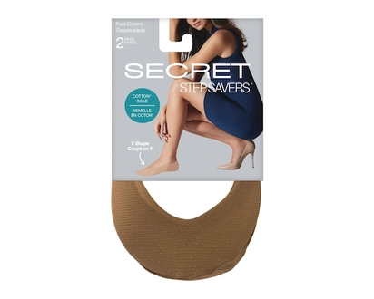 Secret Collection Couvre-Pieds Coupe en V Ultra-Basse 2 paires - 1 CHA