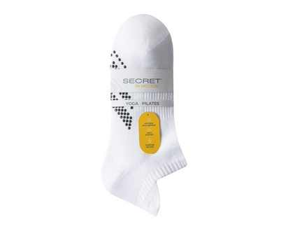 Secret Collection Socquettes avec anti-dérapants et languettes 2 paires - 1 CHA