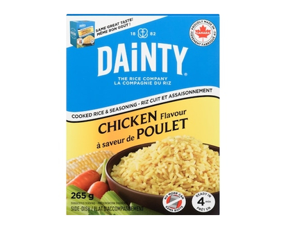 Riz Dainty Riz cuit et assaisonnement à saveur de poulet - 265.0 G
