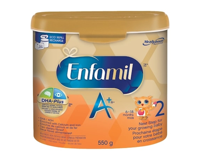 Enfamil A+ 2 Baby Formula, Powder Tub - 550.0 G