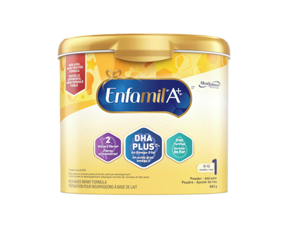 Enfamil A+ Powder Tub Baby Formula - 663.0 G