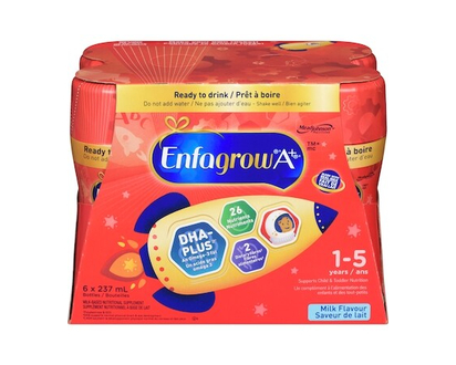 Enfagrow Toddler & Child Nutritional Drink, Ready to Feed, Milk Flavour - 1422.0 ML