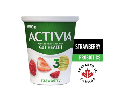 Activia Probiotic Yogurt, Strawberry - 650.0 G