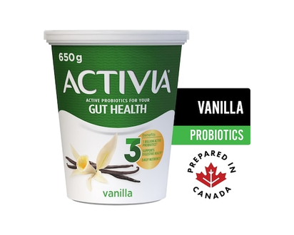 Activia Probiotic Yogurt, Vanilla - 650.0 G
