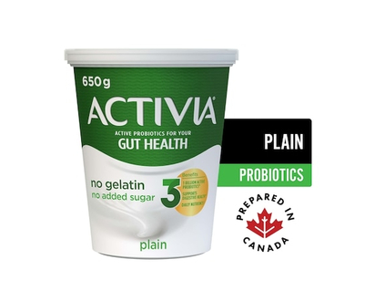 Activia Probiotic Yogurt, Plain - 650.0 G