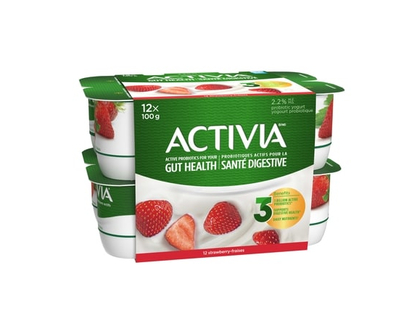 Activia Probiotic Yogurt, Strawberry - 100.0 G