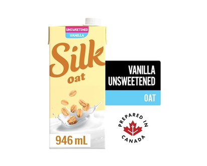 Silk Oat Milk Alternative, Vanilla Unsweetened, Dairy Free, Shelf Stable - 946.0 ML