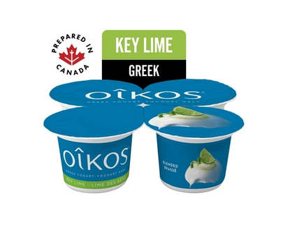 Oikos Yogourt Grec, Lime des Keys, 2% M.G. - 100.0 G