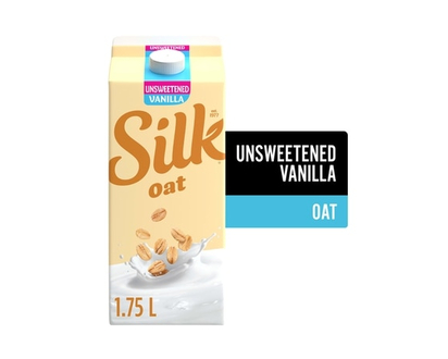 Silk Oat Milk Alternative, Vanilla Unsweetened, Dairy Free - 1.75 L