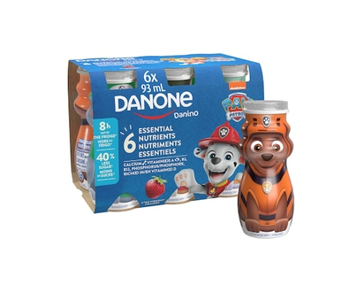 Danone Kids Yogurt Drink, Strawberry, Paw Patrol - 93.0 ML