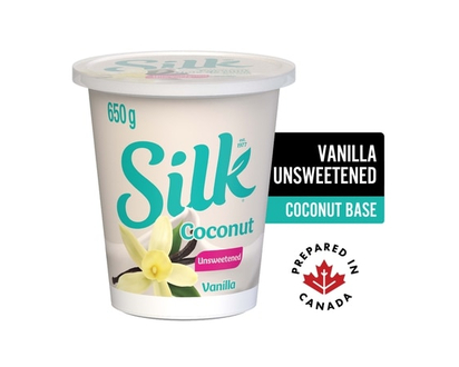 Silk Yogourt à base de plantes, saveur vanille non sucrée - 650.0 G