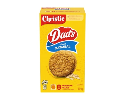 Christie DAD'S Oatmeal Original Cookies 8 Portion Packs - 300.0 G