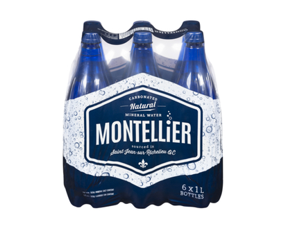 Montellier Carbonated Natural Mineral Water - 1.0 L