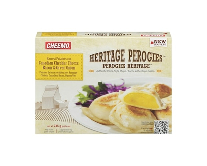 Cheemo Heritage Perogies Harvest Potatoes With Canadian Cheddar Cheese, Bacon & Green Onion - 745.0 G