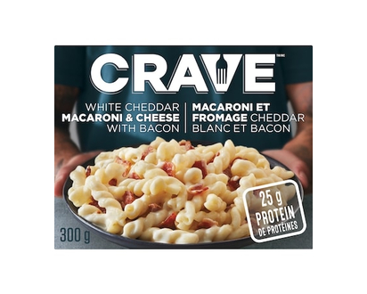 Crave White Cheddar Mac & Cheese With Bacon - 300.0 G