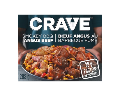 Crave Smokey BBQ Angus Beef Frozen Meal - 283.0 G