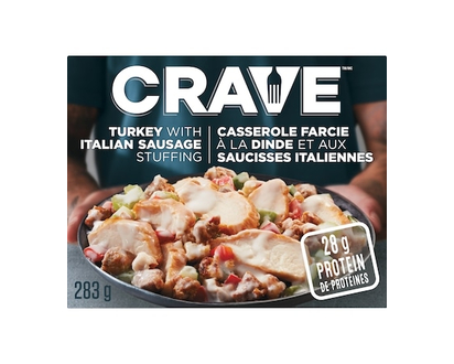 Crave Turkey and Italian Sausage Bake Frozen Meal - 283.0 G