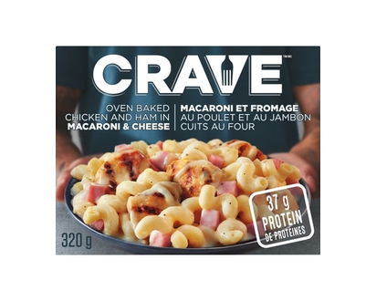 Crave Oven Baked Chicken And Ham In Macaroni & Cheese - 320.0 G