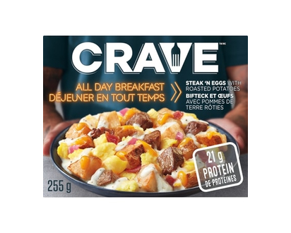 Crave All Day Breakfast Steak 'N Eggs With Roasted Potatoes - 255.0 G