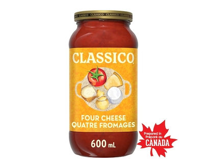 Classico Four Cheese Pasta Sauce Jar - 600.0 ML
