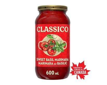 Classico Sweet Basil Marinara Pasta Sauce - 600.0 ML
