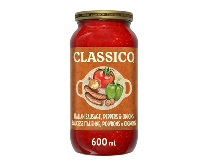 Classico Italian Sausage, Peppers & Onions Pasta Sauce - 600.0 ML