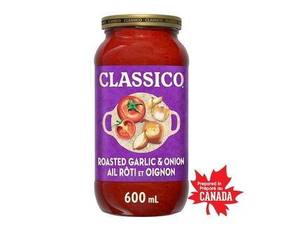 Classico Roasted Garlic & Onion Pasta Sauce - 600.0 ML