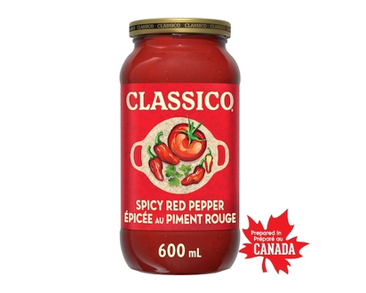 Classico Spicy Red Pepper Pasta Sauce - 600.0 ML