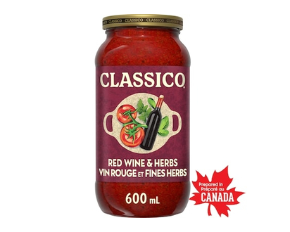 Classico Red Wine & Herb Pasta Sauce - 600.0 ML