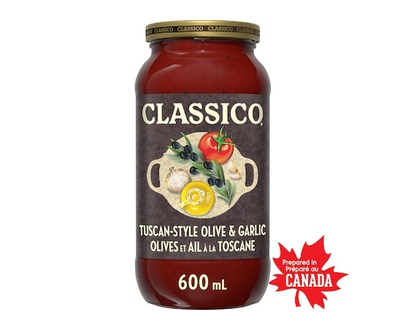 Classico Tuscan-Style Olive & Garlic Pasta Sauce - 600.0 ML