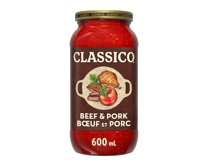 Classico Beef & Pork Pasta Sauce - 600.0 ML