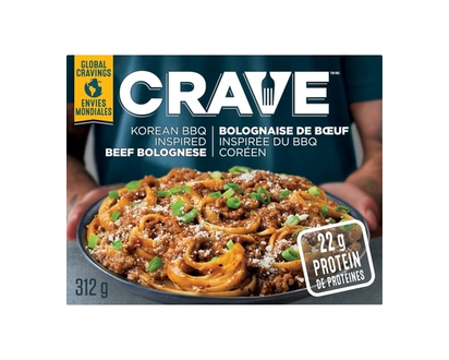 Crave Korean BBQ Inspired Beef Bolognese Frozen Meal - 312.0 G