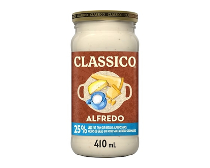 Classico Less Fat Alfredo Pasta Sauce - 410.0 ML