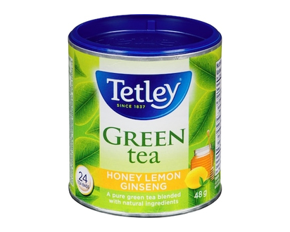 Tetley Tea, Honey Lemon Ginseng Green Specialty - 24 EA