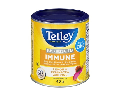 Tetley Immune Lemon & Echinacea With Zinc - 20 EA