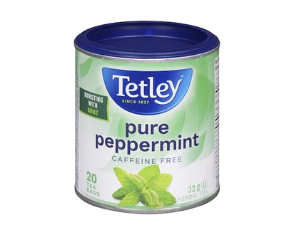 Tetley Peppermint Herbal Cannister Pack - 20 EA