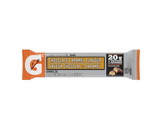 Barre protéinée de lactosérum – Saveur chocolat et caramel - 80.0 G