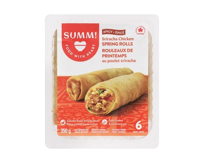 Sum-m Spring Rolls, Spicy Sriracha Chicken - 350.0 G