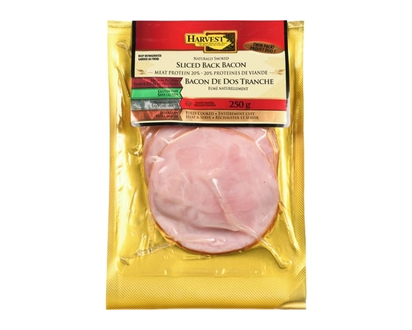 Harvest Sliced Back Bacon - 250.0 G