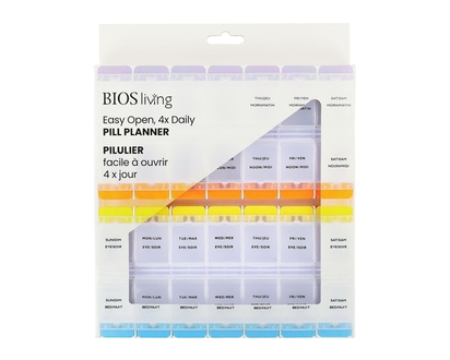 THERMOR Easy Open 4x Daily Pill Planner - 1 EA