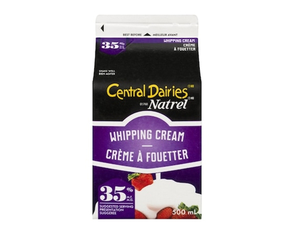 Central Dairies 35% Whipping Cream - 500.0 ML