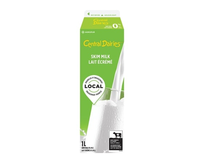 Central Dairies 0% Skim Milk - 1.0 L