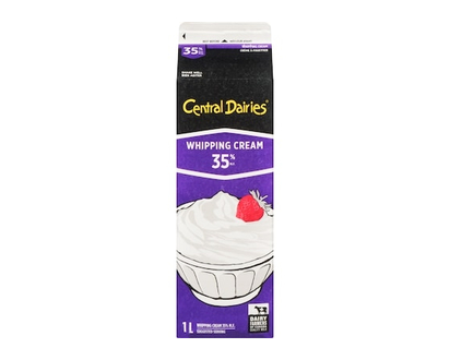 Central Dairies 35% Whipping Cream - 1.0 L