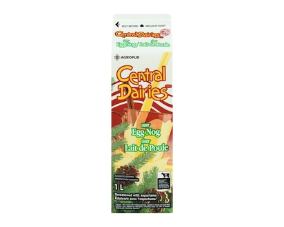 Central Dairies 1.9% Light Eggnog - 1.0 L