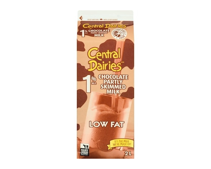 Central Dairies 1% Chocolate MILK - 2.0 L
